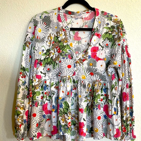 Zara Flowery Top - Picture 1 of 4